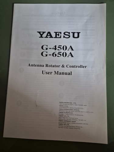 Manuale utente yaesu - utente,