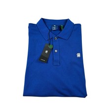 Polo slim G-Star blu grezzo
