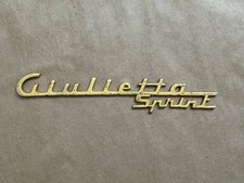 GIULIETTA SPRINT - Logo fregio dorato originale - ' 50 -ALFA ROMEO -