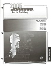 Catalogo ricambi fuoribordo 4 tempi Johnson 140 CV 2005 J140PL4SOR BJ140L4SOC