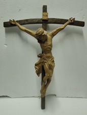 Grande  Crocifisso In Legno