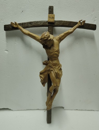 Grande crocifisso legno - ,