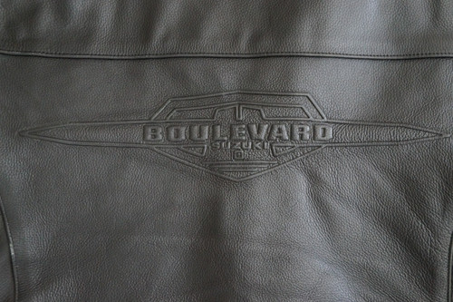Suzuki boulevard gilet pelle - suzuki,