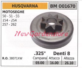 Pignone husqvarna motore - husqvarna,