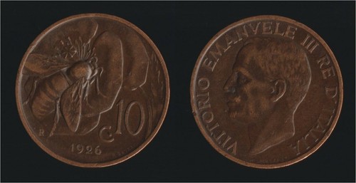 Centesimi 1926 ape - 10,