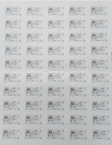 Fogli 100 francobolli - 2×, 50=100