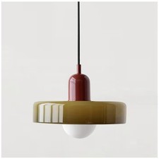Lampadario retrò vetro