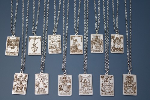 Collana tarocchi acciaio inox - acciaio,