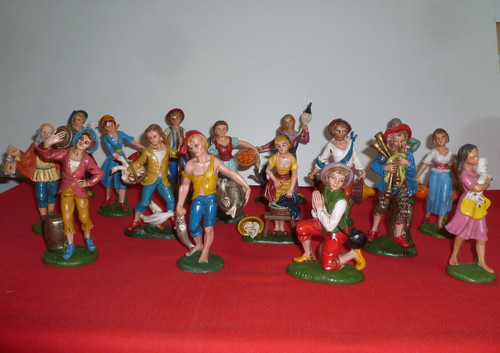 Lotto personaggi pupi - lotto, 16