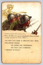 Cartolina Soldatini Italiani