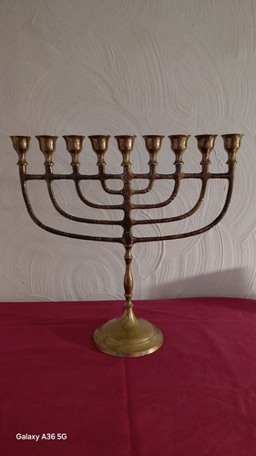 Portacandele hanukkah menorah - portacandele,