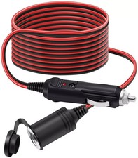 Cavo prolunga per accendisigari auto da 5 m con adattatore 12V 24V