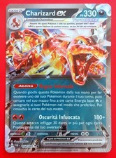 Carta Pokemon Charizard ex - Destino di Paldea 054/091 Italiano