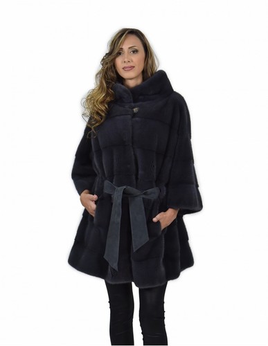 Cappotto mantella visone - cappotto,
