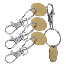  4 Pcs Portachiavi Gettone
