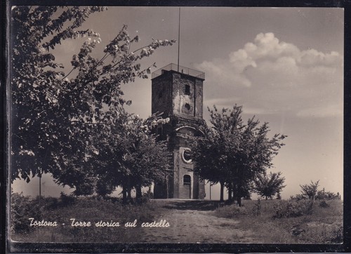 Cartolina tortona torre - cartolina,