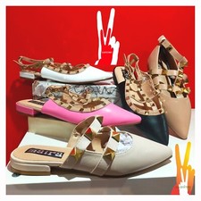 Scarpe donna sabot catena mule - catena,