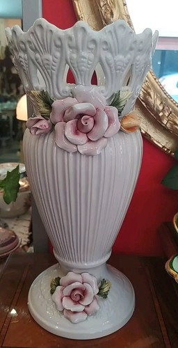 Vaso ceramica smaltata - in,