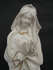 Statua di Nostra Signora in porcellana Capodimonte (Cortese) - Tardo '900