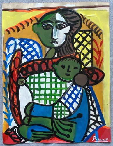 Pablo picasso disegno - disegno, carta