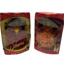 Shani Dolls Nichelle Asha Mattel Barbie abito 1991 culturale etnico scatola aperta vintage