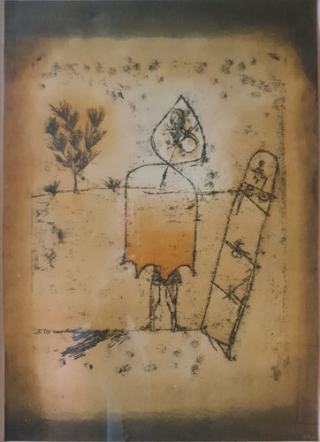 Litografia firmata paul - litografia,