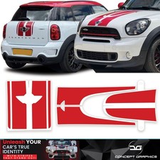 Adesivo decalcomania vinile striscia stivali cofano adatto Mini Countryman Cooper S R60 JCW All4