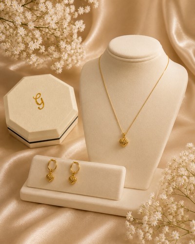 Collana goccia cuore vero oro