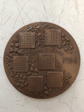 MEDAGLIA BRONZO CALENDARIO