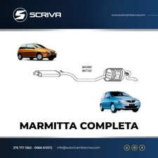 MARMITTA COMPLETA CENTRALE + TERMINALE LANCIA Y (840) 1.2 1.4
