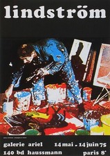 BENGT LINDSTROM affiche en