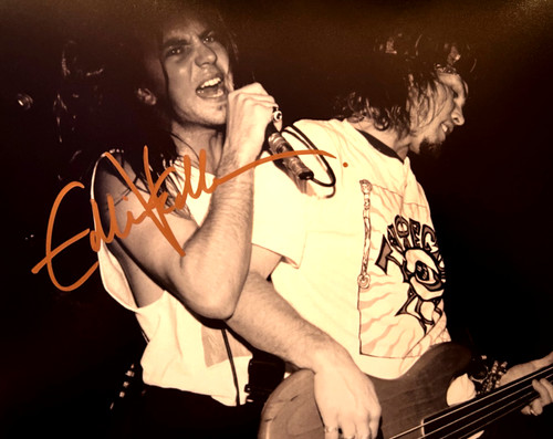 Autografo eddie vedder pearl - eddie,