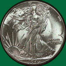 Moneta mezzo dollaro 1942