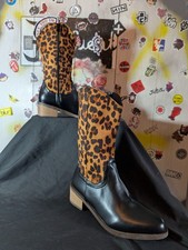 Stivali da cowboy neri donna