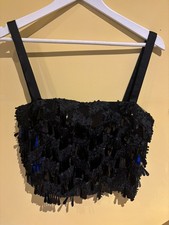  Top camicia ZARA nero con