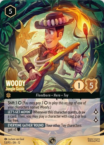 Lorcana woody jungle guide - lorcana,