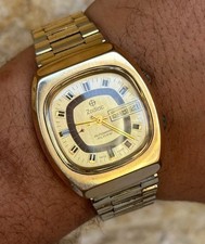 Orologio da uomo vintage anni 70 ZODIAC automatico sveglia giorno-data...