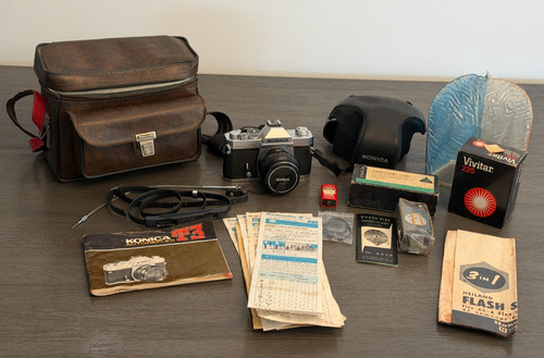 Fotocamera konica - fotocamera, t3