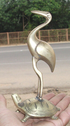 Vintage ottone crane - vintage,