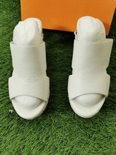 LUCIANO BARACCHINI  SANDALI ZEPPA DONNA N 39 COLORE BIANCO 