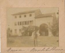 MONTEBELLUNA Masseria Menon Treviso RARA Fotografia albumina