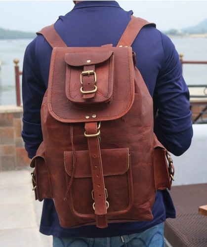 Zaino donna messenger pelle