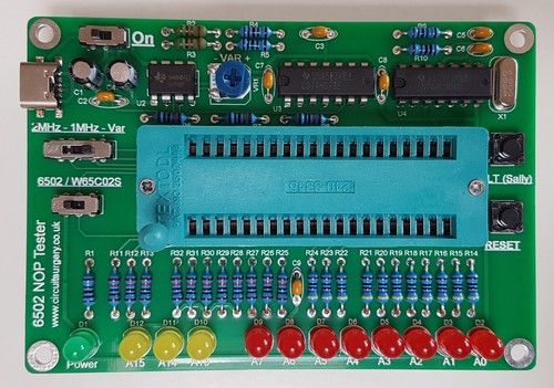 6502 w65c02 nop tester - w65c02,