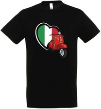 T-SHIRT CUORE VESPA  100%