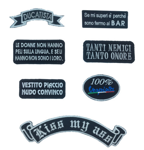 Patch toppe scritte - , moto