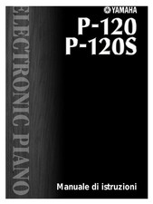 Yamaha P-120 P-120S Manuale Di Istruzioni In Italiano
