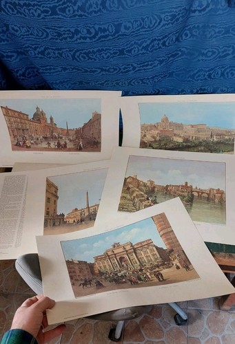 Serie vecchie litografie - serie,