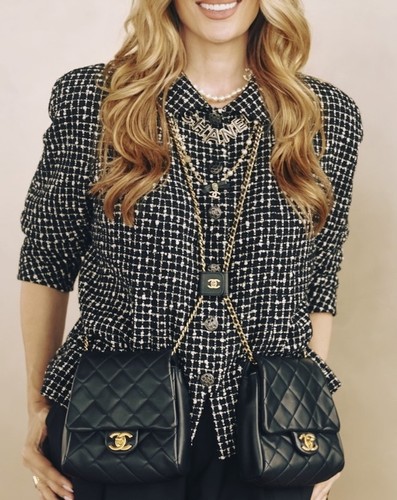 Giacca chanel tweed bianco - bianco, e