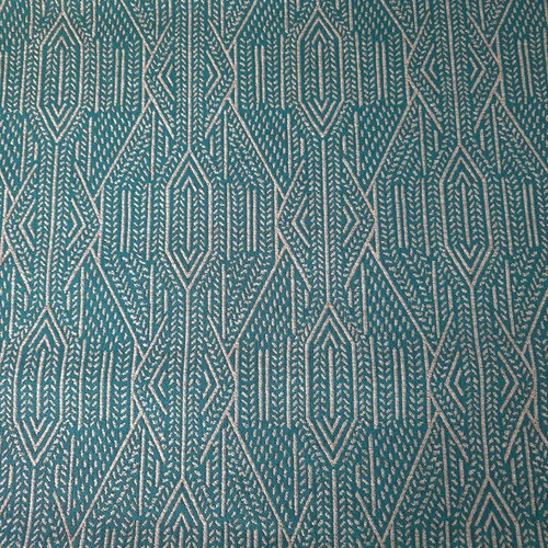 Tessuto ricamato geometrico