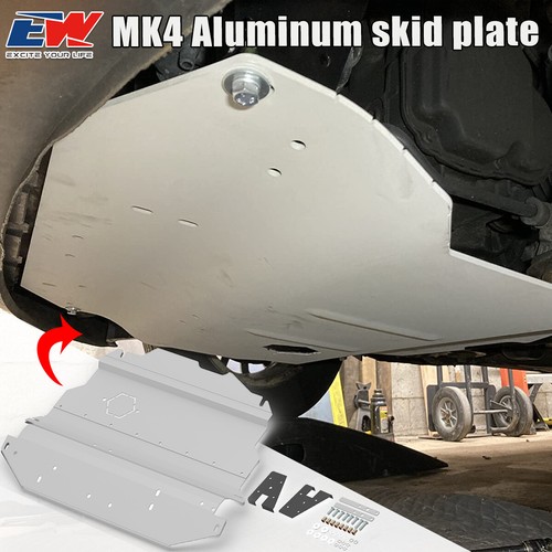 Aluminum skid plate belly - aluminum,